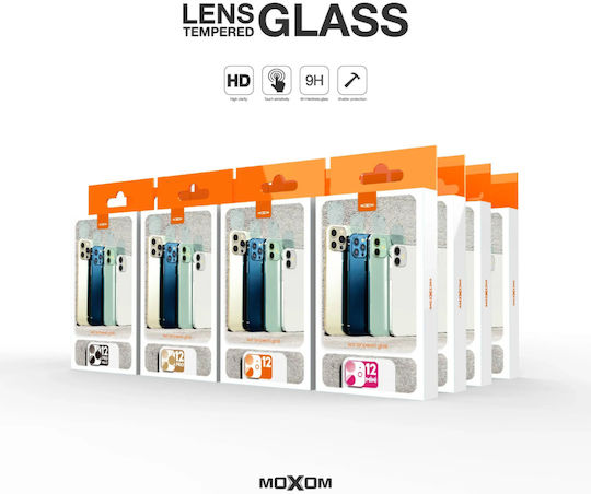 Moxom Προστασία Κάμερας Tempered Glass Διάφανο για το iPhone 13