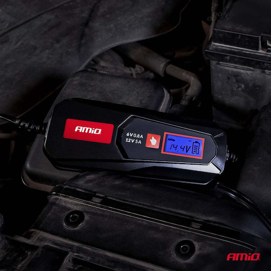 AMiO Autobatterieladegerät 6/12V