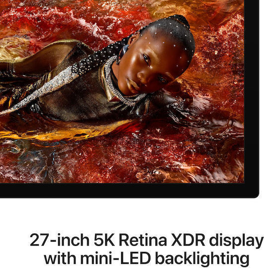 Apple Studio Display XDR HDR Monitor 27" 5120x2880 Λευκό Standard Glass Tilt and Height Adjustable Stand