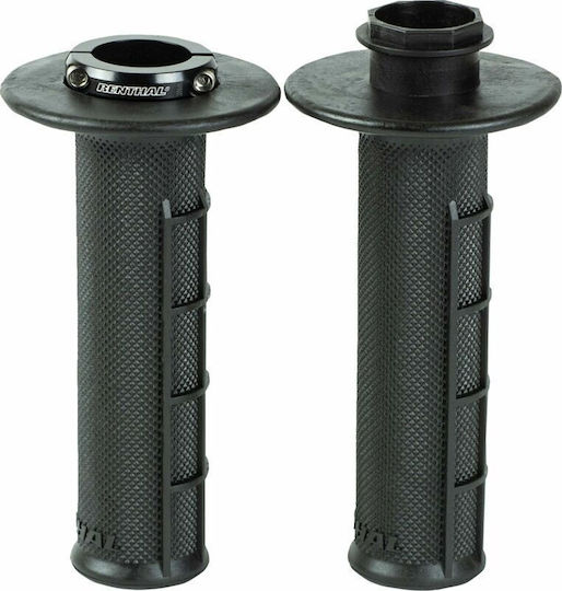 Χερουλια Τιμονιου Grips Lock-on Mx R-works Ult Tac Half Waff Μαυρο Ren-g236 Renthal