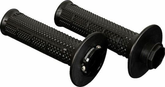 Handlebar Grips Lock-on Mx R Tapered Ult Tac Half Wf Black Ren-g239 Renthal