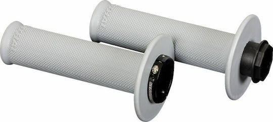 Χερουλια Τιμονιου Grips Lock-on Mx Soft Full Diamond Γκρι Ren-g232 Renthal