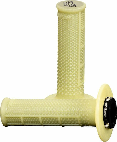 Handlebar Grips Lock-On MX R Tapered Aramid Half WF Gray Ren-G240 Renthal