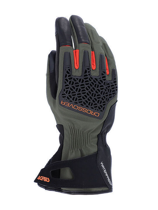 Acerbis Crossover Winter Men's Motocross Gloves Waterproof Black/Green