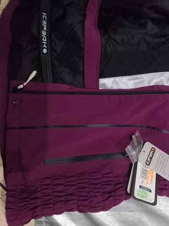 Γυναικείο Μπουφάν για Χειμώνα Purple