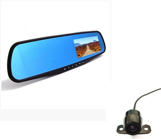 Σετ Καθρέπτης με Κάμερα DVR Αυτοκινήτου & Κάμερα Οπισθοπορείας