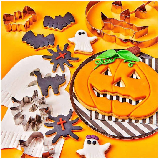 Wilton Halloween Kuchenringe / Plätzchenausstecher Schädel 7,5 cm