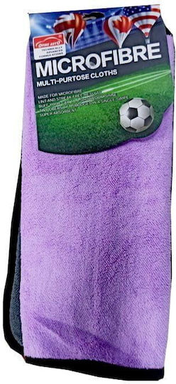 Microfibre Tuch Mikrofaser Reinigung für Kunststoffe im Innenbereich - Armaturenbrett Auto Blau 60x40cm