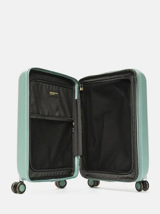 Mandarina Duck Sky Duck Cabin Hard Suitcase Iceberg Green with 4 Wheels Height 55cm