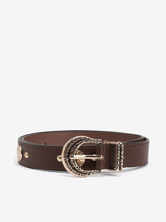 Leather Women's Belt Brown