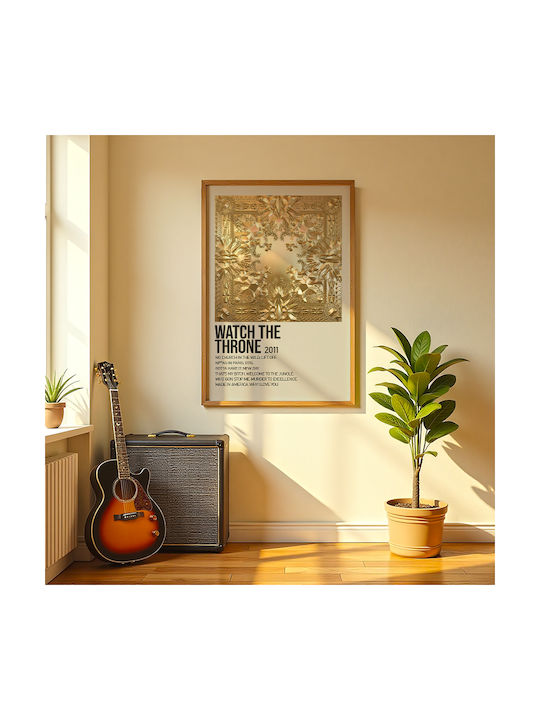 Music Poster Watch Throne Kanye West & Jay Z Ms595 30cm x 40cm