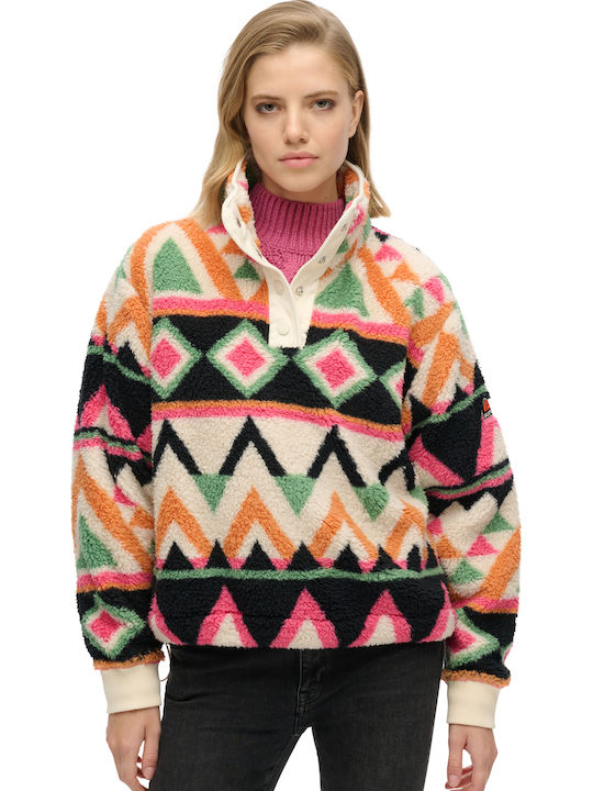 Winter Women's Fleece Blouse Long Sleeve Multicolour