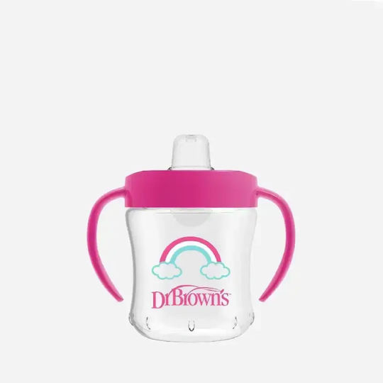 Dr. Brown's Dr Brown's Baby Trinklernbecher Kunststoff Rosa 180ml