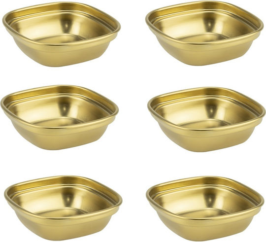 Raki Gold Μπωλ Σερβιρίσματος Inox 8.4x8.4εκ.