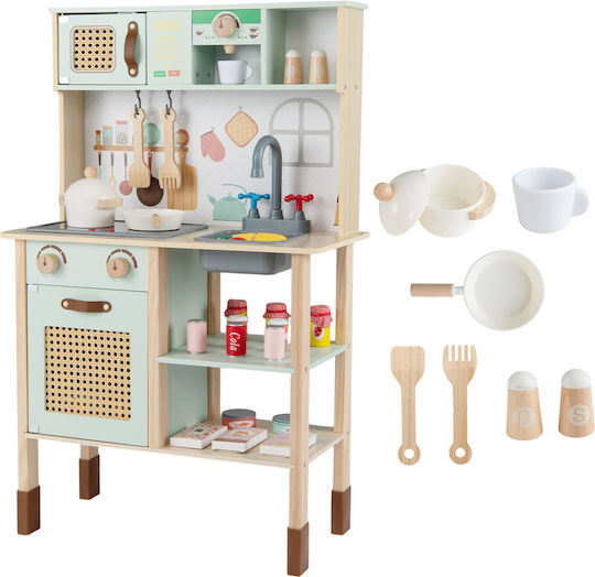 Costway Wooden Kids Kitchen for 3+ Years