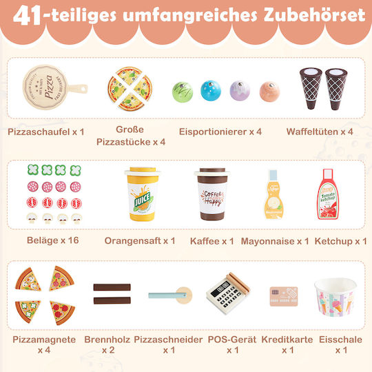 Costway Kinderspielzeug aus Holz für 3+ Jahre