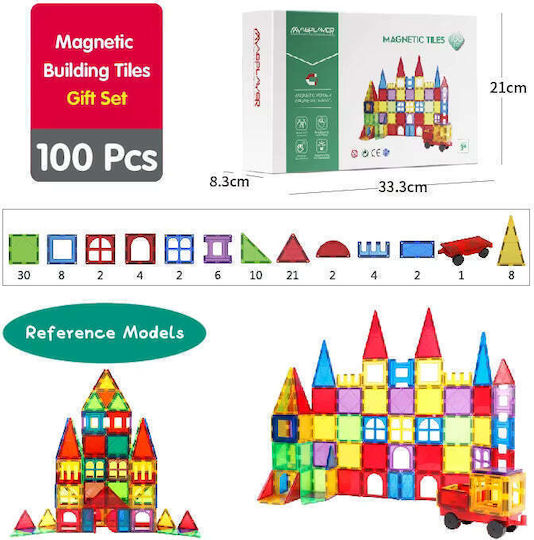 Magplayer Magnetic Construction Toy for Children 3+ Years