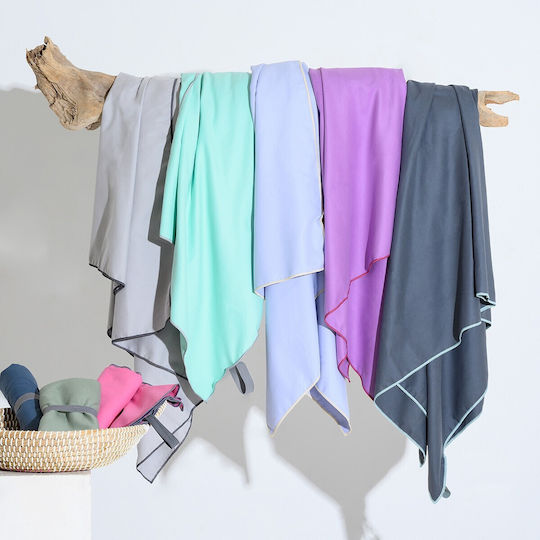 Melinen Microfiber Towel Body 275gr/m² Gray 170x80cm