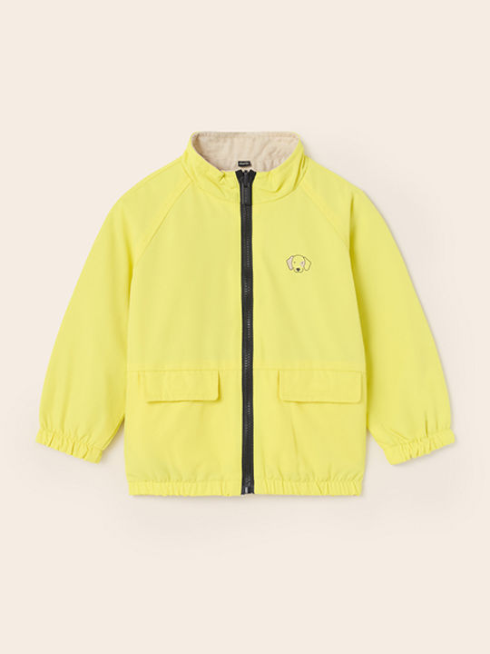 Kids' Bomber Short Windproof Double Sided Yellow