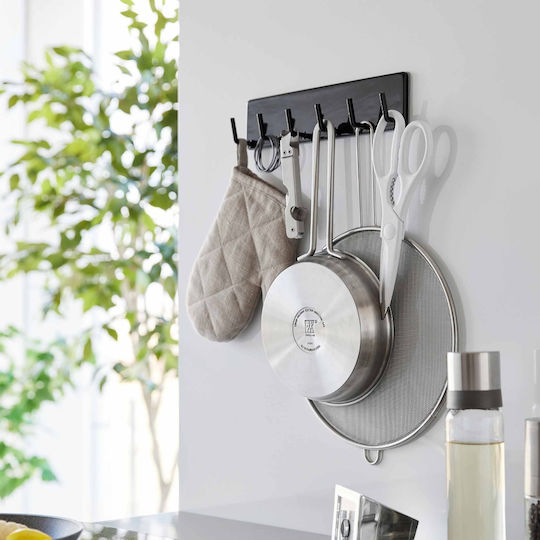 Yamazaki Wall Shelf Inox 25x6cm Black