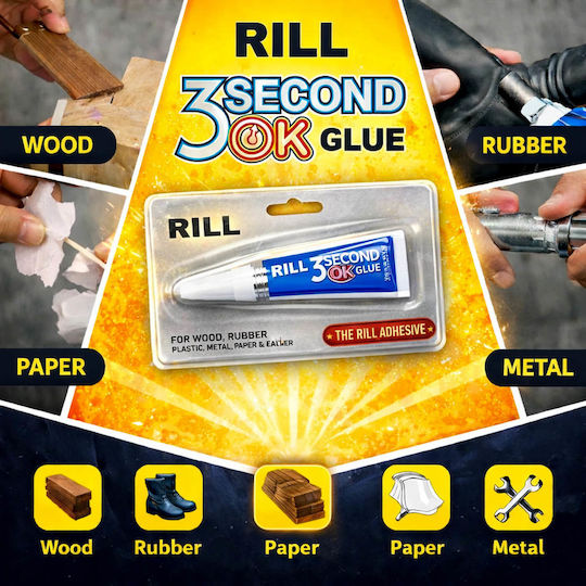 Rill Flüssiger Superkleber Für Papier 3g Grüne