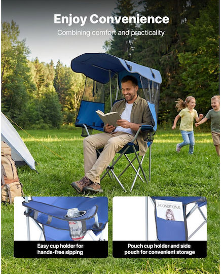 Vevor Blue Beach Chair