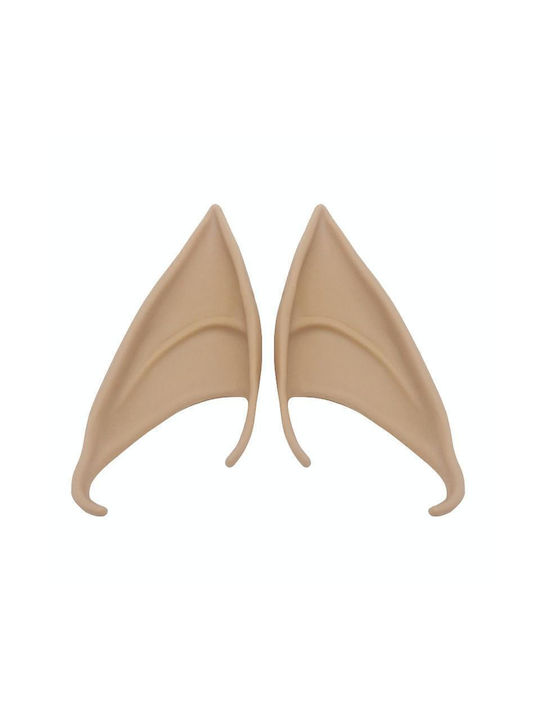 1 Ζεύγος Αποκριών Elf Latex Αυτιά Cosplay Props Μέγεθος 12cm Χροιά