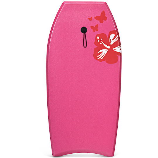 Costway Ελαφριά Σανίδα Bodyboard Πυρήνα Eps & Επιφάνεια Xpe Παραλία Παιδιά & Ενήλικες 94cm/106cm Ροζ Op70227-l