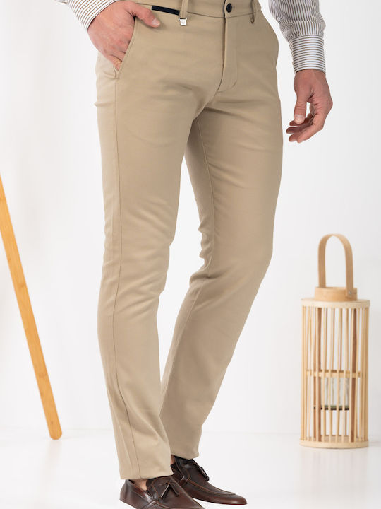 Chino Trousers in Straight Leg Safari
