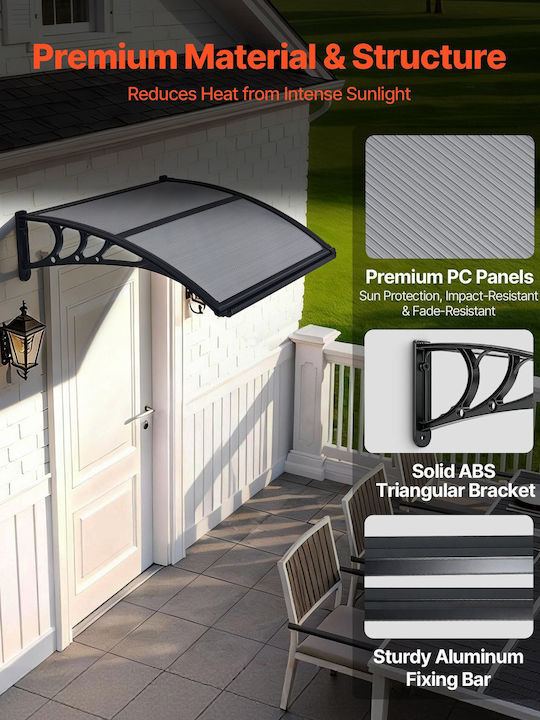 Vevor Polycarbonate Capony Roof