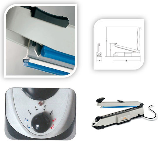 Sirman Commercial Bag Sealer for Maximum Length 400mm