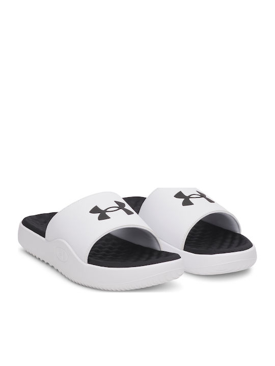 Ua Ignite Pro 8 Fix Men's Slides White
