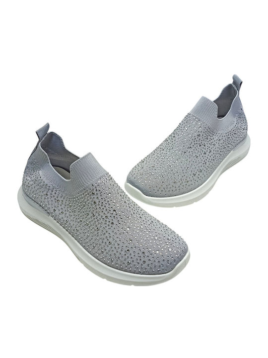 Γυναικεία Slip-On Γκρι