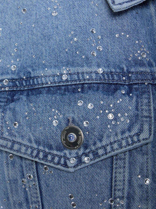 Light Blue Denim Women's Vest
