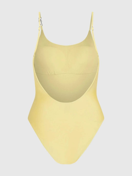 One Piece Swimsuit Yellow