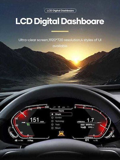 Digital IQ DDD 947_DC 11in Цифров Клъстер BMW 1 Series E87-E88 Мод 2004-2011