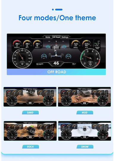 Digital Iq Ddd 295_dc 12.3in Digital Cluster Jeep Wrangler Jk Mod 2011-2017