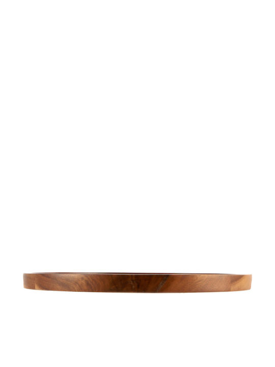 Raki Alas Serving Platters Pizza Wooden 32x32x2cm
