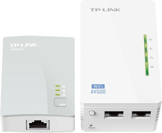 TP-LINK CPL-TL-WPA4225KIT WiFi Extender 600Mbps με 2 Ethernet