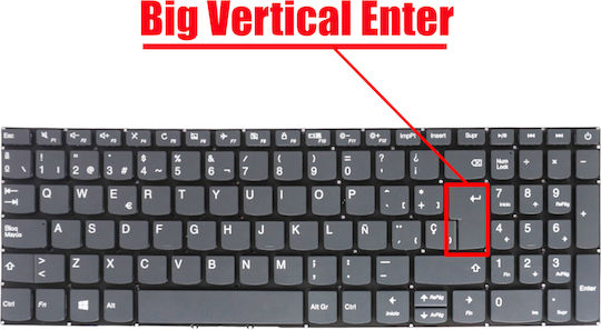 Spanish Laptop Keyboard Lenovo Ideapad 320-17ikb 80xm 81bj 320-17ast 80xw V320-17ikb 81ah 81cn V320-17isk 81b6 330-15ast 81d6 330-15ikb 81de 81dc 320-15isk 80xh 5cb0n96198 Es Without Frame Gray Code 40486es