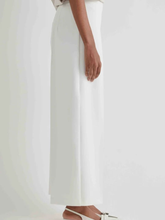 Damen Stoffhose in Creme