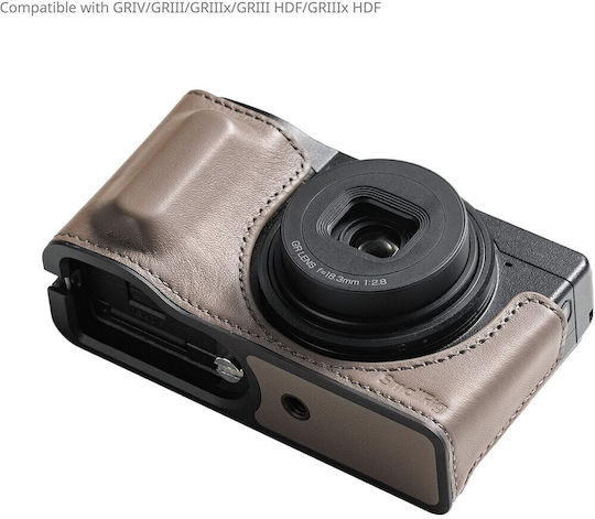 Smallrig Lederriemen Halbfalle Handgelenkriemen Ricoh Gr Iv Grau