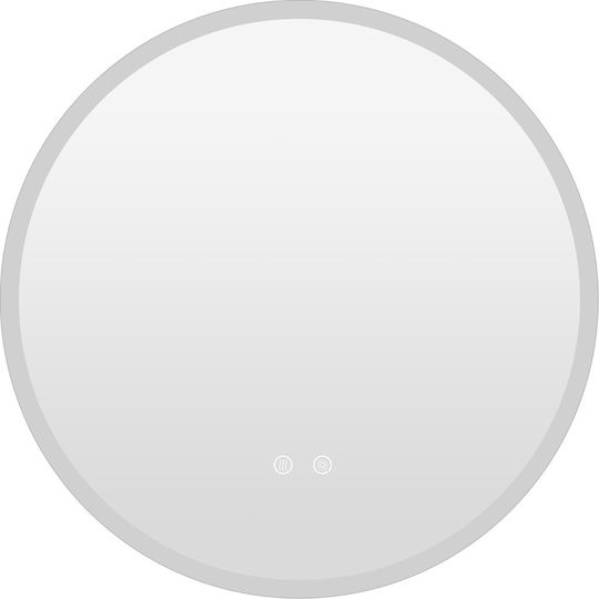 Costway BA8423 Καθρέπτης Ασημί & LED Φωτισμό Διαμέτρου 60cm Costway BA8423 Καθρέπτης Ασημί & LED Φωτισμό Διαμέτρου 60cm