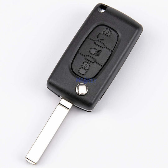 Калъф За Ключ За Автомобил Peugeot 207 307 308 407 Boxer Partner Необработен Va2
