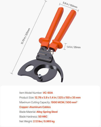 Vevor Cable Cutter