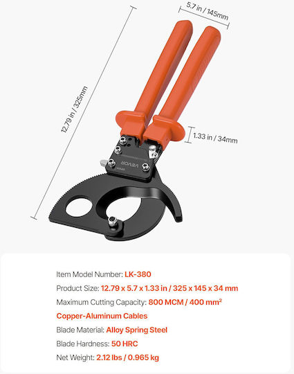 Vevor Cable Cutter