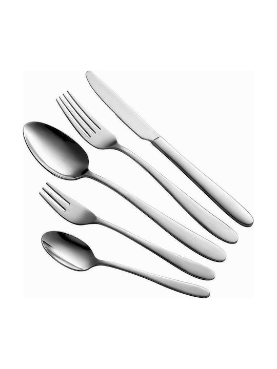 Raki Set Gabeln Obst/Dessert Inox Silber 6 Stück