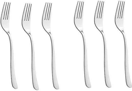 Raki Set Gabeln Obst/Dessert Inox Silber 6 Stück Raki Set Gabeln Obst/Dessert Inox Silber 6 Stück