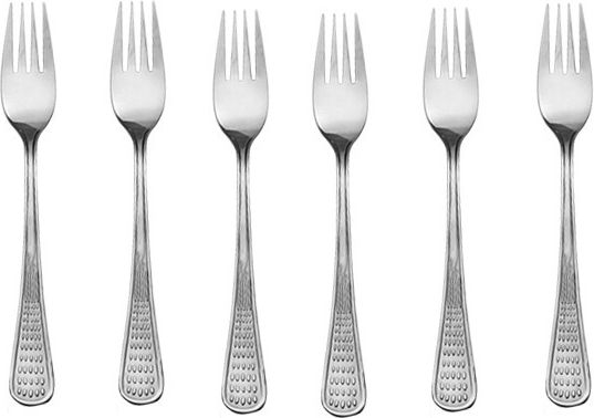 Raki Raki Set Gabeln Obst/Dessert Inox Silber 6 Stück Raki Raki Set Gabeln Obst/Dessert Inox Silber 6 Stück