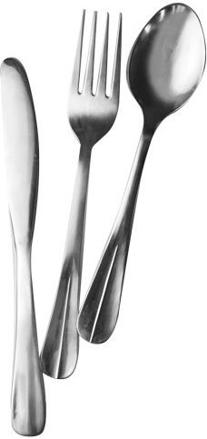 Raki Sarah Set Fruit Dessert Forks Stainless Steel Silver 6 Pieces